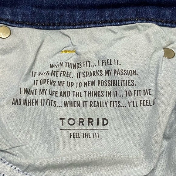 Torrid 5 Inch Vintage Stretch High-Rise Short Button Fly in All That - Picture 8 of 8